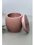 Luxury Beton Barrel Dekoratif Tezgah Üzeri Şeker Fıçısı 1 Adet 3