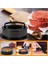 Luxury 3'ü 1 Arada Yapışmaz Hamburger Köftesi Makinesi, Siyah Hamburger Köftesi Presi 1 Adet 3