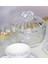 Luxury Lüks Kristal Cam Toz Şekerlik, Şekerlik Kaşıklı 500ML 1 Adet 5