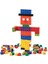 Luxury Numberblocks , Geçmeli Birim Küpler (2X2X2 Cm) 100'LÜ 1 Adet 1