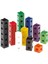 Luxury Numberblocks , Geçmeli Birim Küpler (2X2X2 Cm) 100'LÜ 1 Adet 3