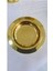 Luxury 6lı Gold Mini Lokumluk Dekoratif Gold Kaplama 6 Adet Lüks Makaronluk Kahve Yanı Sunumluk 1 Adet 3