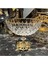Luxury Metal Ayaklı Lüx Oval Gondol Sunum Kasesi 1 Adet 1