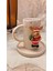 Luxury Yılbaşı Konseptli El Yapımı Seramik Kahve Fincanı (Noel Baba Temalı) 180 ml 1 Adet 2