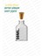 Luxury 50ML Mantar Tıpalı Mini Cam Şişe 50CC Shot Şişesi Cam Ginger Detox Şişesi Sızdırmaz (6 Adet) 1 Adet 5