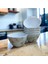 Luxury Altın Yaldızlı Beyaz Luminarc Arcopal 12 cm 6 Adet Kase 1 Adet 3