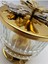 Luxury Gold Metal Ayaklı Kapaklı Elysia Şekerlik Çerezlik Ikramlık Sunumluk 1 Adet 2