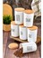 Luxury 6'lı Ahşap Vakum Kapaklı Transfer Etiketli Coffe/tea/sugar/salt Akrilik Kavanoz 900ML Saklama Kabı 1 Adet 1