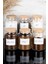 Luxury 6lı Ahşap Vakum Kapaklı Etiketli Çay Şeker Tuz Filtre Türk Kahve Cam Kavanoz Set 1300-800 ml 1 Adet 3