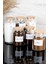 Luxury 6lı Ahşap Vakum Kapaklı Etiketli Çay Şeker Tuz Filtre Türk Kahve Cam Kavanoz Set 1300-800 ml 1 Adet 5