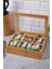 Luxury Bambu Çay Kutusu 20*30CM 6 Bölmeli Bitki Çayı Kahve Saklama 1 Adet 1