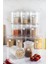 Luxury 12'li Barok Yuvarlak Büyük Kavanoz Seti & Saklama Kabı & Erzak Kabı (12*2000 Ml) 1 Adet 2