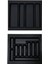 Luxury 2li Set 55X49 cm Düzenleyici 55 cm Siyah Kepçelik & 55 cm Siyah Kaşıklık (48X40 cm E Kesilebilir) 1 Adet 1