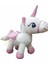 Luxury Sevimli 2 Li Kanatlı Boynuzlu Peluş Unicorn Pony At Oyuncak 20 cm 1 Adet 3
