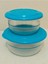 Luxury Kristalin Kase 2 Li Set 2.1 Lt 1.1lt Saklama Kabı 1 Adet 3