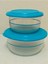 Luxury Kristalin Kase 2 Li Set 2.1 Lt 1.1lt Saklama Kabı 1 Adet 5