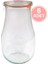 Luxury 2700 ml Lale Cam Saklama Kavanozu 6 Adet 1 Adet 1