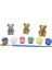 Luxury Okul Öncesi Eğitici Taş Boyama Seti 3 Boyutlu 15'li Minik Ayıcık Set Stone Painting 1 Adet 5