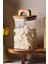 Luxury Acacia 1200 ml Akasya Vakum Kapak Borosilikat Kare Cam Kavanoz 10X15 cm 1 Adet 1