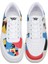 Kadın Vegan Deri Beyaz Sneakers - Bauhaus Birdie Tasarım 2