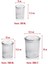 Luxury 12'li Barok Yuvarlak 3 Boy Kavanoz Seti & Saklama Kabı & Erzak Kabı (4*2000 Ml, 4*1000 Ml, 4*500 Ml) 1 Adet 4