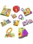 Luxury Hışırtılı Kumaş Sayılar ve Hışırtılı Kumaş Harfler Kitabı Çıngıraklı Kumaş Top Eğitici Set 1 Adet 1