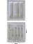 Luxury 2li Set 42X49 cm Düzenleyici 42 cm Beyaz Kepçelik & 42 cm Beyaz Kaşıklık (36X40 cm E Kesilebilir) 1 Adet 1
