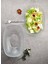 Luxury 2 Adet Cam Kayık Tabak 25 Cm- Meze Salata Sunum Kase 1 Adet 1