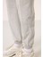 Gri Melanj O Yaka Basic Oversize Kadın Eşofman Tunik Takım - 95347 2