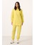Limon O Yaka Basic Oversize Kadın Eşofman Tunik Takım - 95347 1