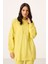 Limon O Yaka Basic Oversize Kadın Eşofman Tunik Takım - 95347 3