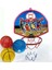 Luxury 3 Adet Top+Duvara Monte 42CM Büyük Boy Oyuncak Basketbol Potası 1 Adet 1