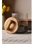 Luxury Acacia 800 ml Akasya Vakum Kapak Borosilikat Kare Cam Kavanoz 10X12 cm 1 Adet 2