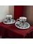 Luxury Porselen Topkapı Royal 2 Kişilik Türk Kahvesi Fincan Takımı 4 Parça 1 Adet 1