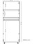 2 Kapaklı Üst 2 Raf Alt Askılı Gardırop PARLAK BEYAZ MDFLAM 205 cm *85 cm *53 cm 2KGM003 4