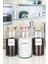 Luxury 3'lü Ahşap Kapaklı Etiketli Çay Şeker Kahve Cam Kavanoz Saklama Kabı 1300 ml 1 Adet 1