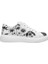 Kadın Vegan Deri Beyaz Sneakers - Fluffy Tasarım 4