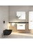 S60 Mat Siyah Smoot Flush Asma Klozet, Vitra Mat Siyah Gömme Rezervuar Set 768-1851 2