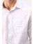 Modern Fit Polo Yaka Basic Düz Uzun Kollu Beyaz Gömlek E5045AX25SM 4