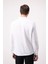 Modern Fit Polo Yaka Basic Düz Uzun Kollu Beyaz Gömlek E5045AX25SM 5