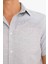 Modern Fit Yazlık Polo Yaka Basic Düz Kısa Kollu Gömlek E5077AX25SM 5