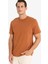 %100 Pamuk New Regular Fit Bisiklet Yaka Basic Düz Kısa Kollu Tişört V7699AZ25SP 3