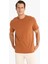 %100 Pamuk New Regular Fit Bisiklet Yaka Basic Düz Kısa Kollu Tişört V7699AZ25SP 4
