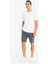 Slim Fit Dar Kesim Cepli Basic Düz Bermuda Şort W1105AZ24SM 3