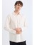 %100 Pamuk Regular Fit Polo Yaka Uzun Kollu Gömlek D7394AX25SP 1