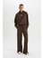 Fit Kalın Eşofman Altı Wide Leg Geniş Paça Cepli Standart Boy D4989AX24AU 2