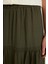 Regular Fit Esnek Belli Basic Düz Belmando Kiloş Midi Etek D5194AX24AU 5