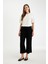 Regular Fit Crop Fit Krinkıl Viskon Kapri D5895AX24HS 3