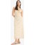 Bodycon Vücudu Saran Desenli Tül Askılı Midi Elbise E6809AX25SP 2