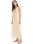 Bodycon Vücudu Saran Desenli Tül Askılı Midi Elbise E6809AX25SP 3